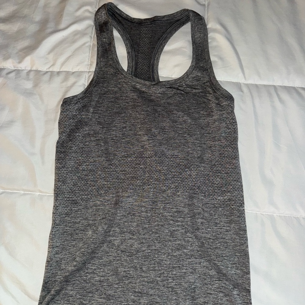 Lululemon Gray Swiftly Tech Racerback Tank Top